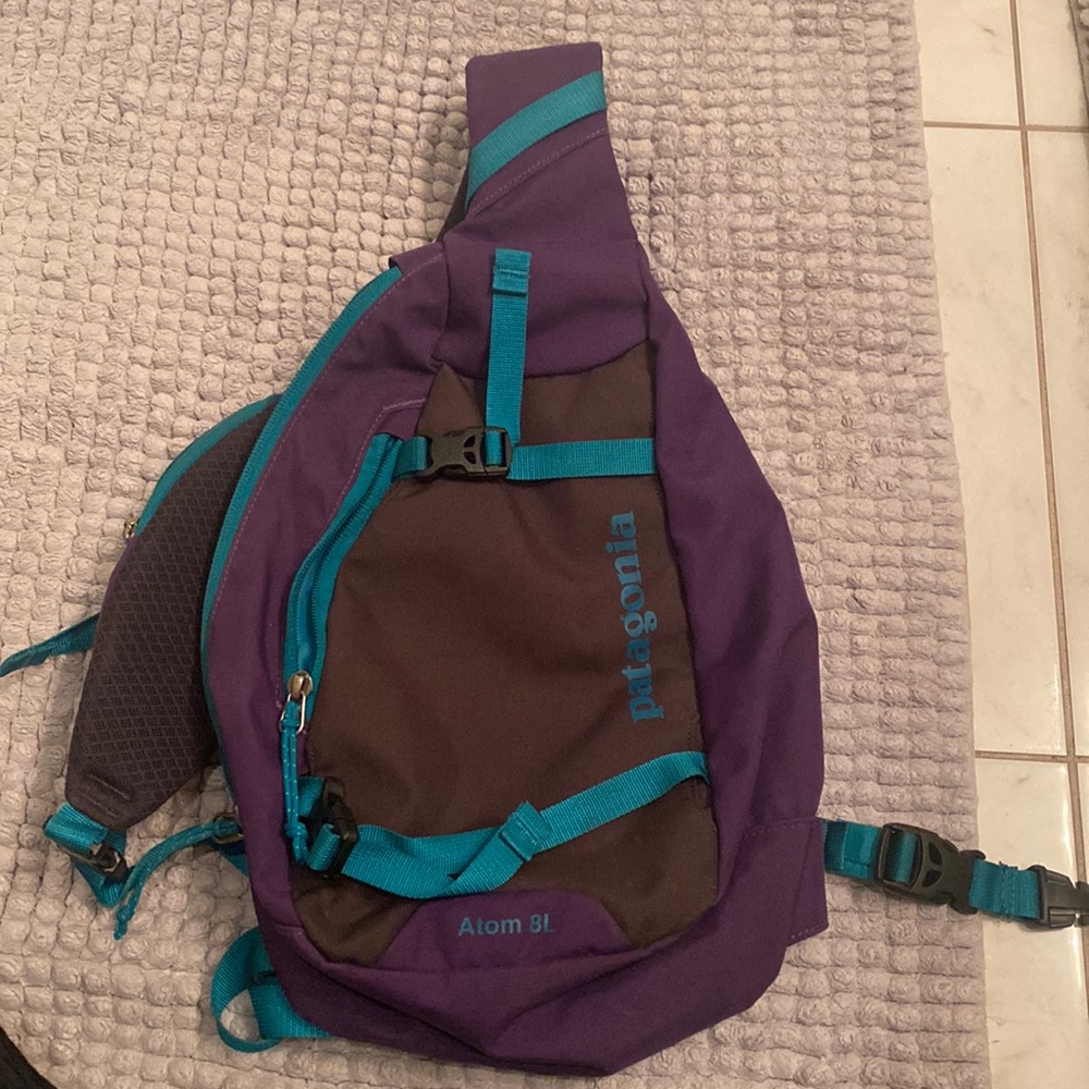 Patagonia cross body bag - great for hiking or touring .